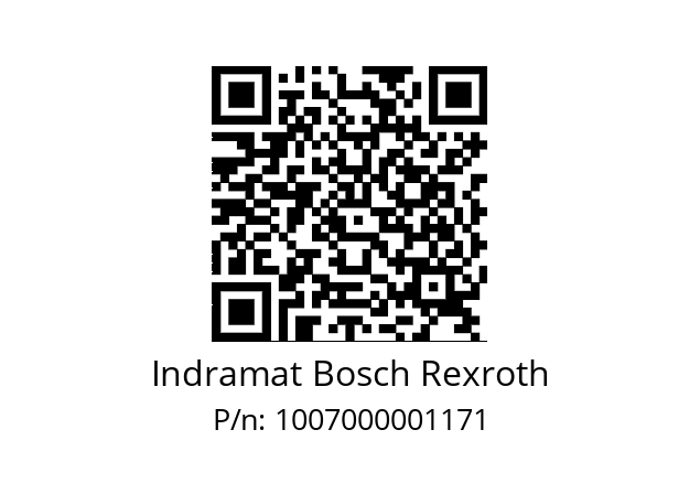   Indramat Bosch Rexroth 1007000001171