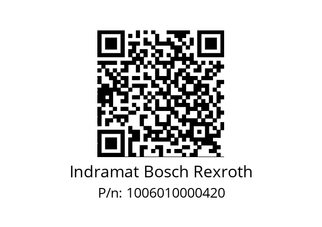   Indramat Bosch Rexroth 1006010000420