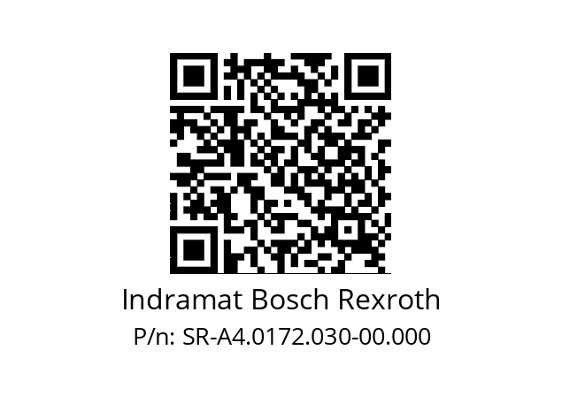   Indramat Bosch Rexroth SR-A4.0172.030-00.000