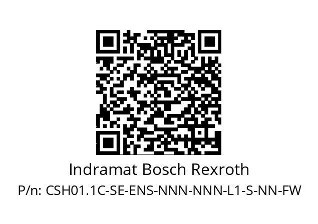   Indramat Bosch Rexroth CSH01.1C-SE-ENS-NNN-NNN-L1-S-NN-FW