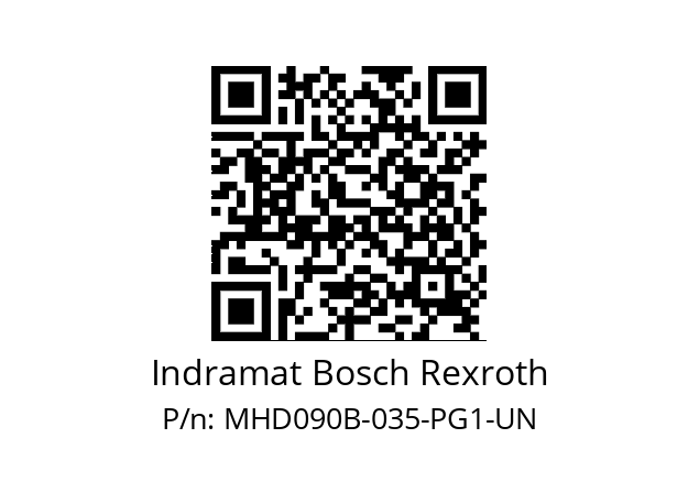   Indramat Bosch Rexroth MHD090B-035-PG1-UN