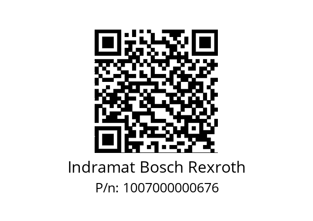   Indramat Bosch Rexroth 1007000000676