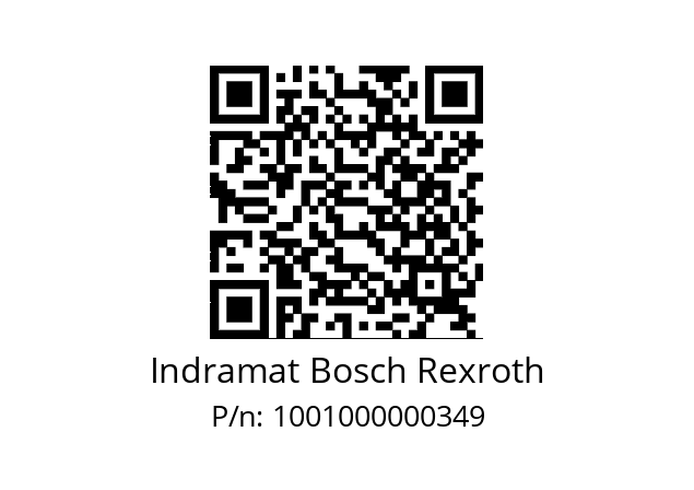   Indramat Bosch Rexroth 1001000000349