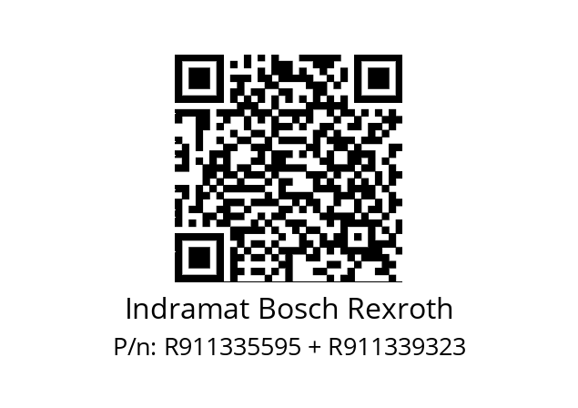   Indramat Bosch Rexroth R911335595 + R911339323