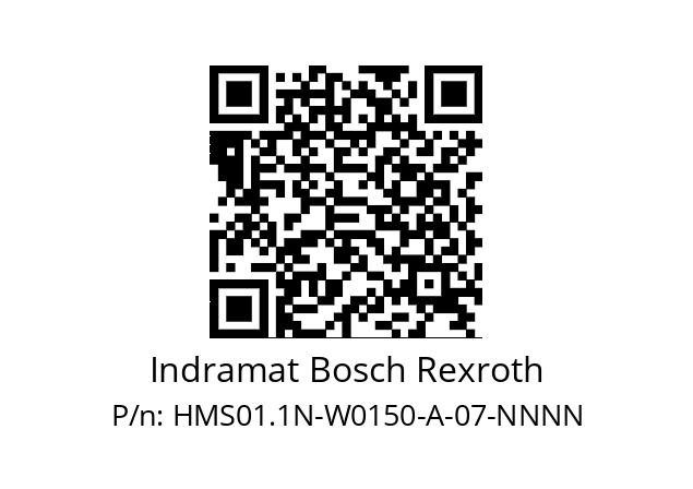   Indramat Bosch Rexroth HMS01.1N-W0150-A-07-NNNN