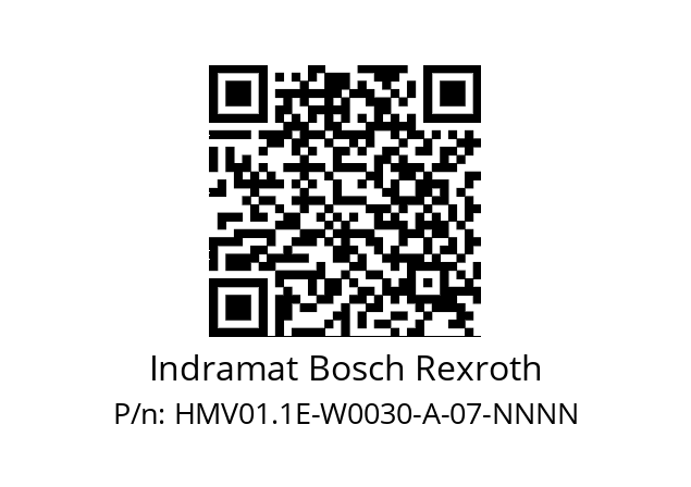   Indramat Bosch Rexroth HMV01.1E-W0030-A-07-NNNN