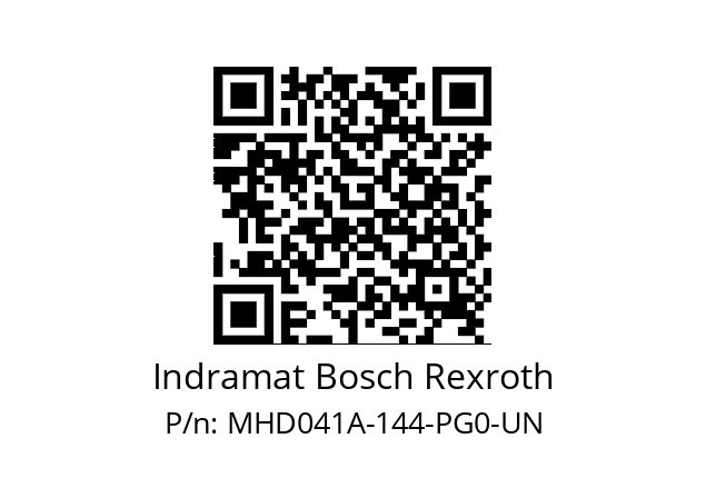   Indramat Bosch Rexroth MHD041A-144-PG0-UN