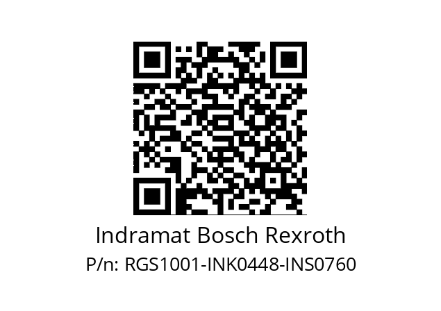   Indramat Bosch Rexroth RGS1001-INK0448-INS0760