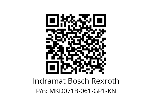   Indramat Bosch Rexroth MKD071B-061-GP1-KN