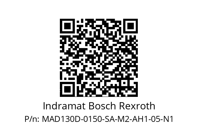   Indramat Bosch Rexroth MAD130D-0150-SA-M2-AH1-05-N1