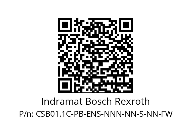   Indramat Bosch Rexroth CSB01.1C-PB-ENS-NNN-NN-S-NN-FW