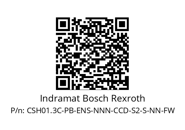   Indramat Bosch Rexroth CSH01.3C-PB-ENS-NNN-CCD-S2-S-NN-FW