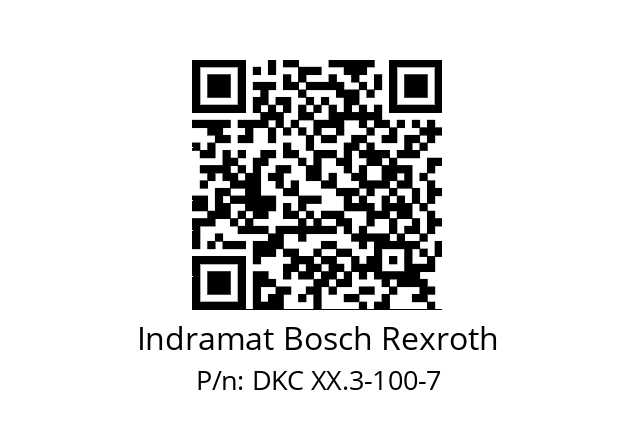   Indramat Bosch Rexroth DKC XX.3-100-7