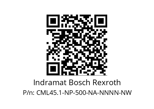   Indramat Bosch Rexroth CML45.1-NP-500-NA-NNNN-NW