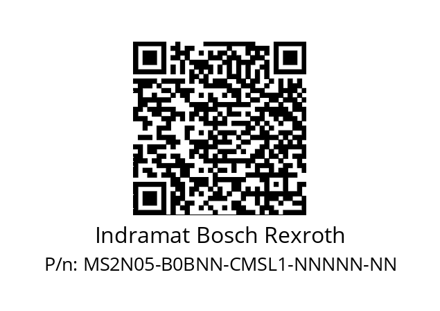   Indramat Bosch Rexroth MS2N05-B0BNN-CMSL1-NNNNN-NN