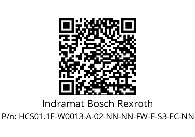   Indramat Bosch Rexroth HCS01.1E-W0013-A-02-NN-NN-FW-E-S3-EC-NN