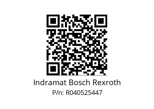   Indramat Bosch Rexroth R040525447