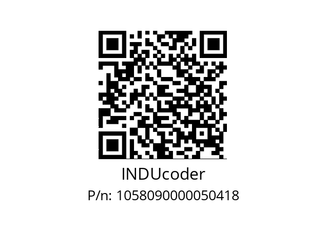   INDUcoder 1058090000050418