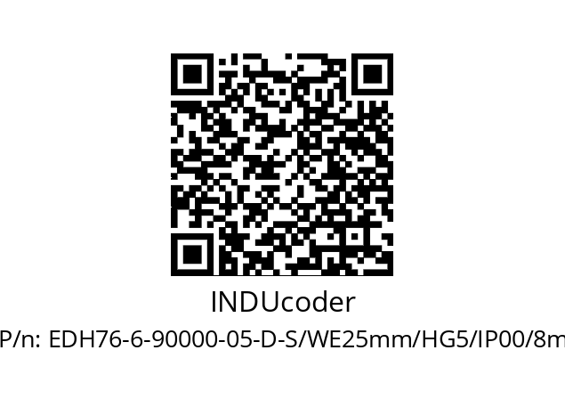   INDUcoder EDH76-6-90000-05-D-S/WE25mm/HG5/IP00/8m