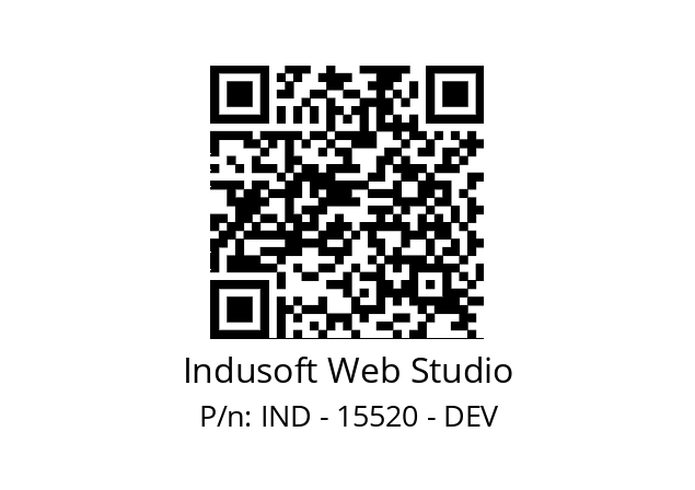   Indusoft Web Studio IND - 15520 - DEV