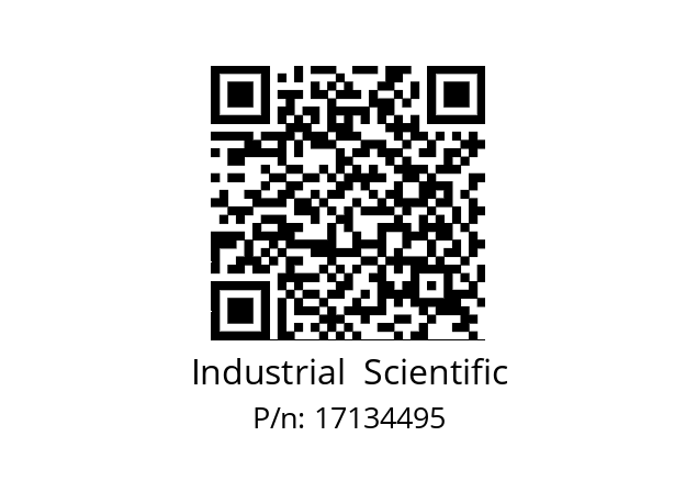   Industrial  Scientific 17134495