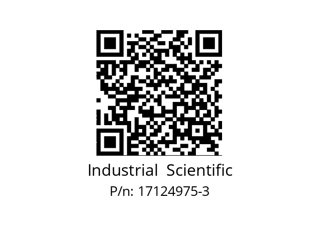   Industrial  Scientific 17124975-3