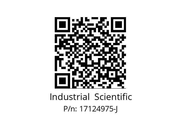   Industrial  Scientific 17124975-J