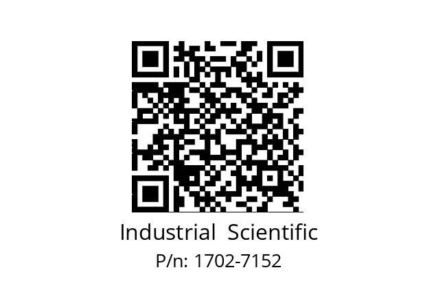   Industrial  Scientific 1702-7152