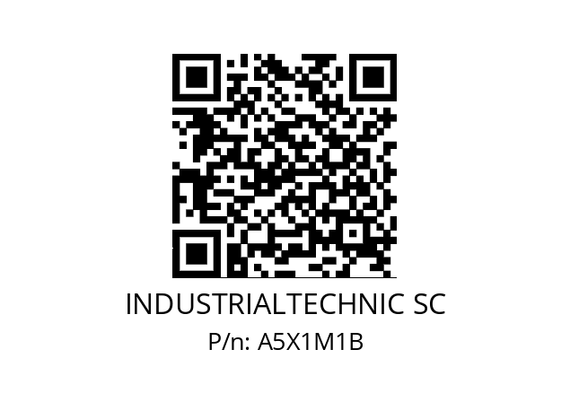   INDUSTRIALTECHNIC SC A5X1M1B