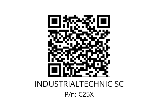   INDUSTRIALTECHNIC SC C25X