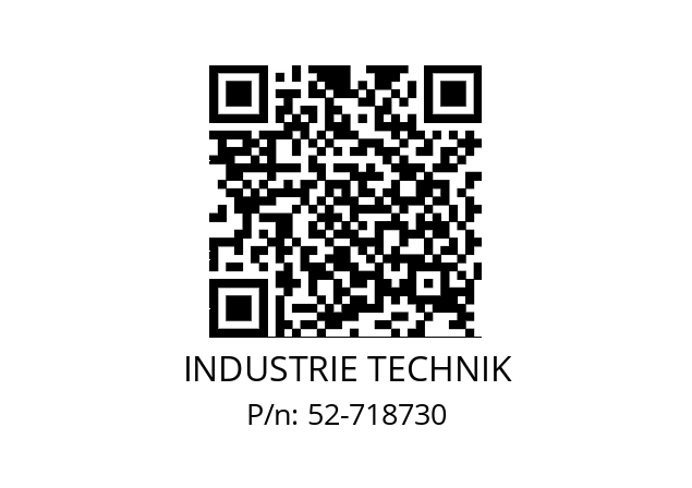   INDUSTRIE TECHNIK 52-718730