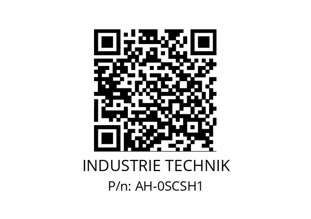   INDUSTRIE TECHNIK AH-0SCSH1