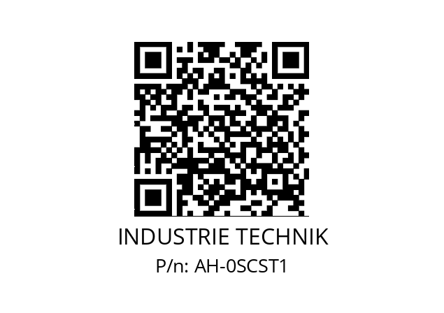   INDUSTRIE TECHNIK AH-0SCST1