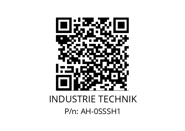   INDUSTRIE TECHNIK AH-0SSSH1