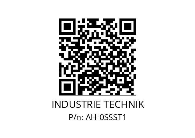   INDUSTRIE TECHNIK AH-0SSST1