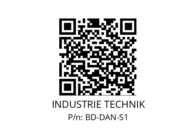   INDUSTRIE TECHNIK BD-DAN-S1