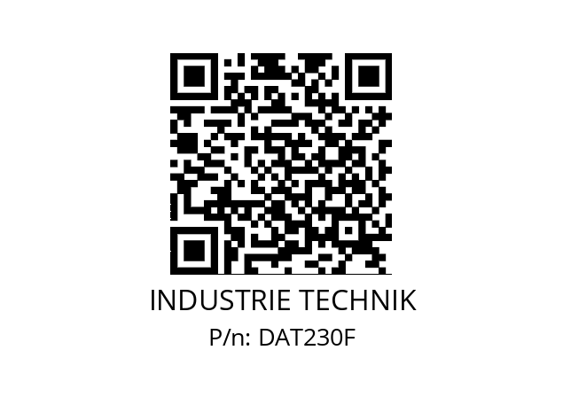   INDUSTRIE TECHNIK DAT230F