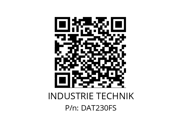   INDUSTRIE TECHNIK DAT230FS