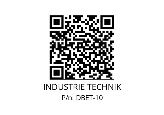   INDUSTRIE TECHNIK DBET-10