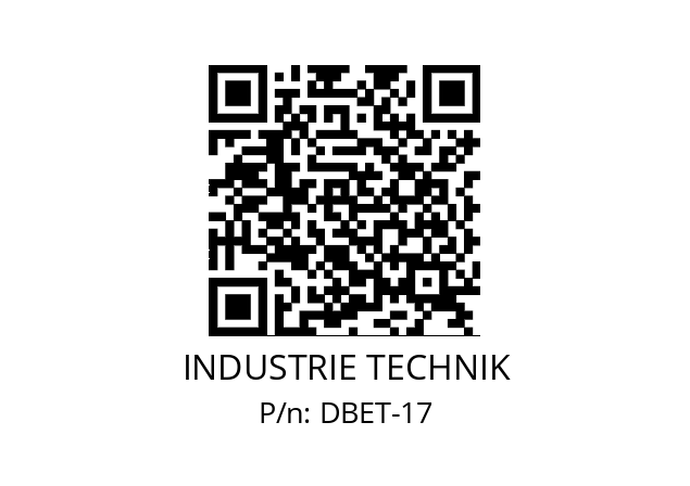   INDUSTRIE TECHNIK DBET-17