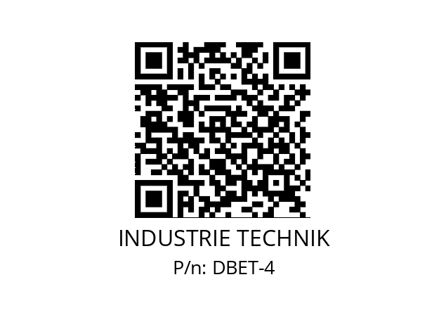   INDUSTRIE TECHNIK DBET-4