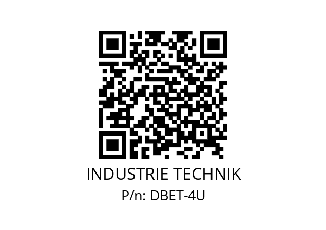   INDUSTRIE TECHNIK DBET-4U