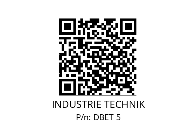   INDUSTRIE TECHNIK DBET-5