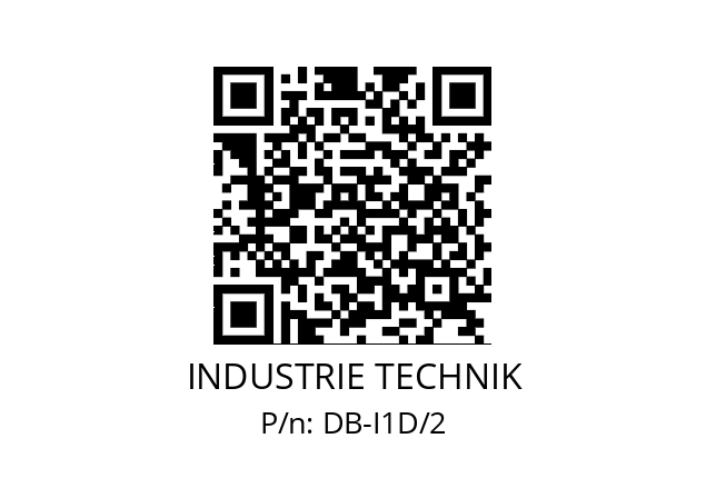   INDUSTRIE TECHNIK DB-I1D/2