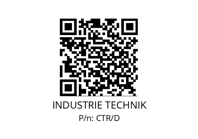   INDUSTRIE TECHNIK CTR/D