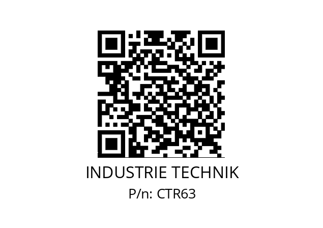   INDUSTRIE TECHNIK CTR63