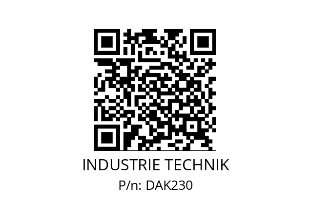   INDUSTRIE TECHNIK DAK230