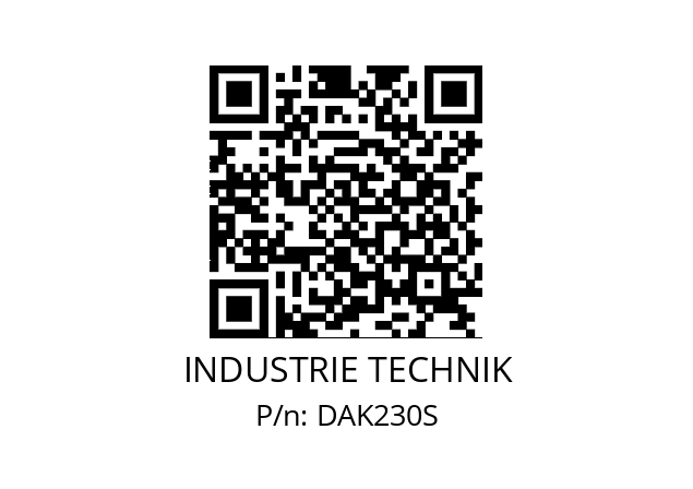   INDUSTRIE TECHNIK DAK230S