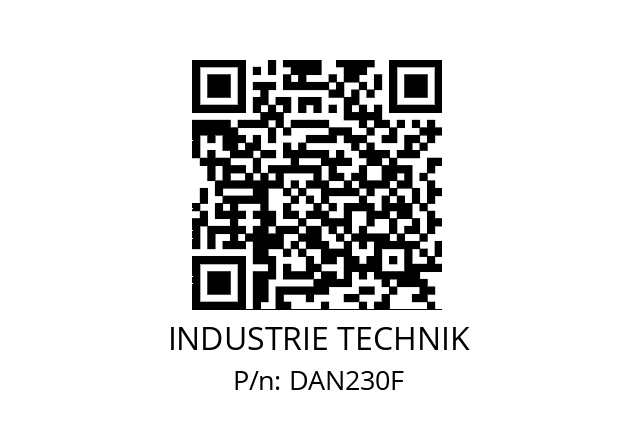   INDUSTRIE TECHNIK DAN230F