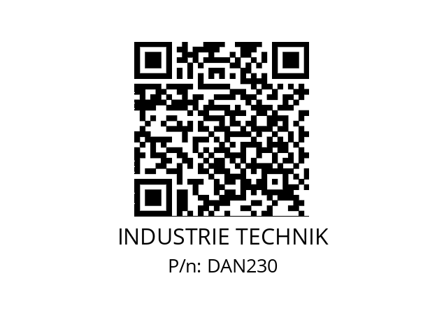   INDUSTRIE TECHNIK DAN230